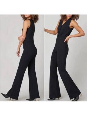 Spanx Perfect Sleeveless Jumpsuit in Black size 1X petite